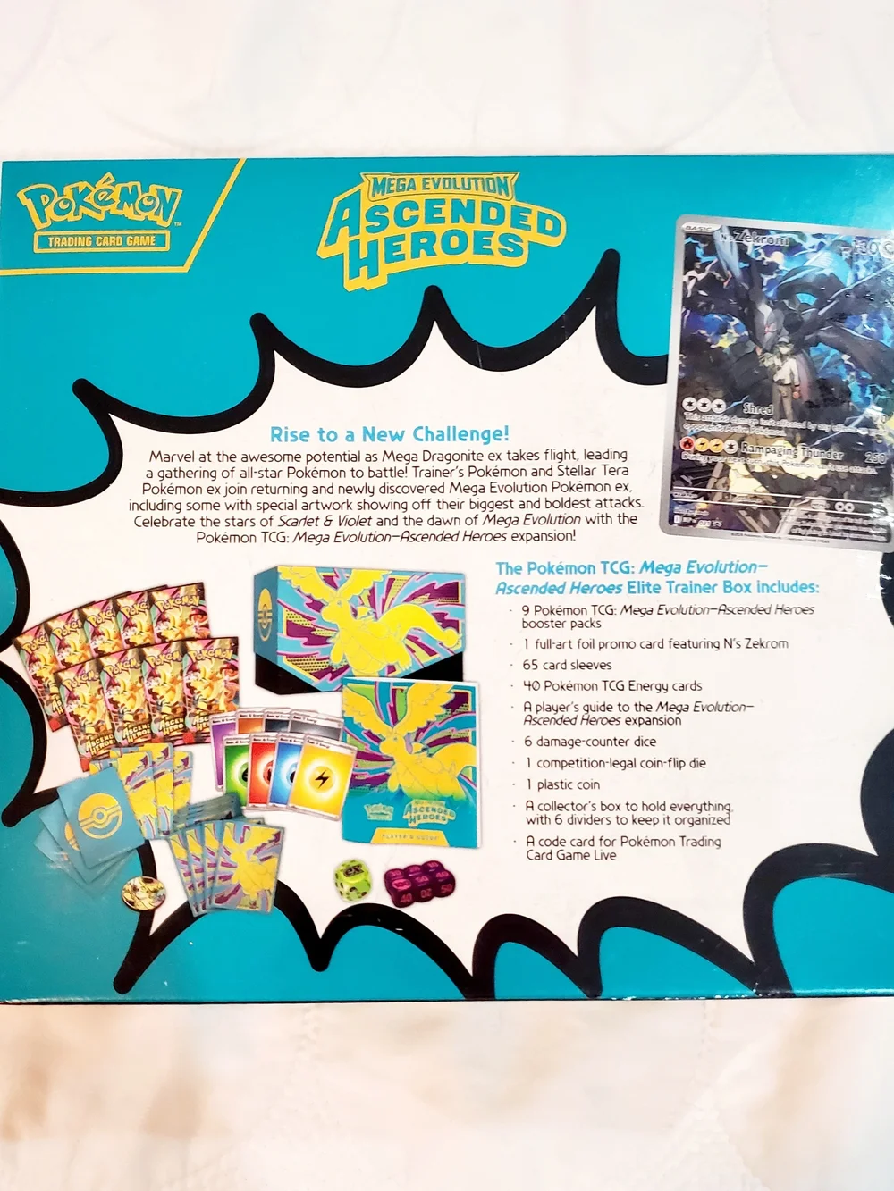 POKEMON ELITE TRAINER BOX Mega Evolution ASCENDED HEROS 2026 Trading Card Game